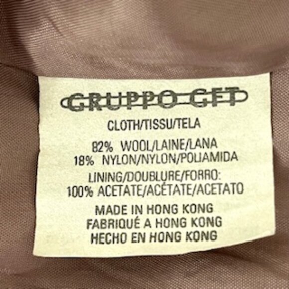 EMANUEL UNGARO Brown Tweed Wool Coat for Women - Picture 7 of 8